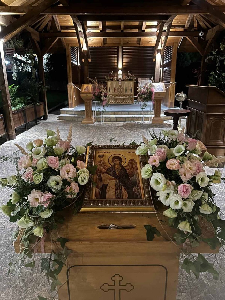ХРАМОВНА СЛАВА МАНАСТИРА ТУМАНА - Св. архангеле Гаврило моли Бога за нас!